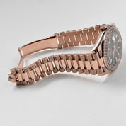 Rolex Day-Date 40 228345RBR Rose Gold Eisenkiesel Dial Diamond Bezel (2023)