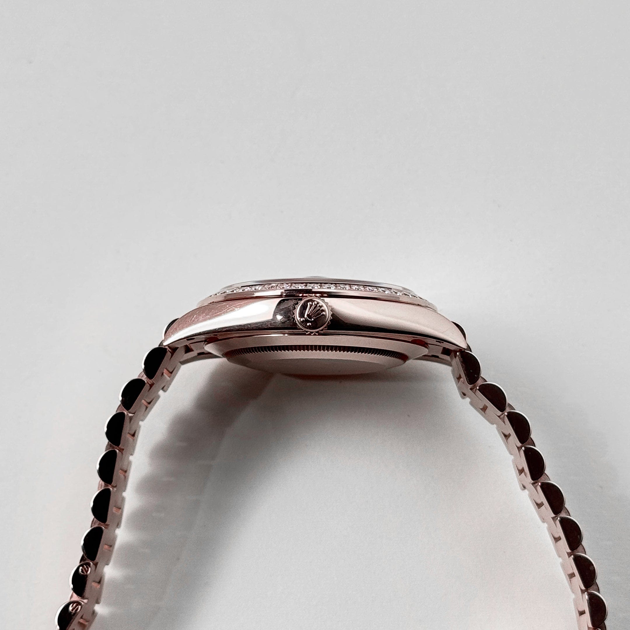 Rolex Day-Date 40 228345RBR Rose Gold Eisenkiesel Dial Diamond Bezel (2023)