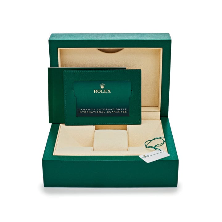 Rolex Day-Date 40 228348RBR Yellow Gold Diamond Bezel Silver Dial (2021)