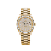 Rolex Day-Date 40 228348RBR Yellow Gold Diamond Dial Diamond Bezel (2022)