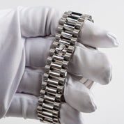 Rolex Day-Date 40 228396TBR Platinum Diamond Bezel Ice Blue Diamond Dial (2017)