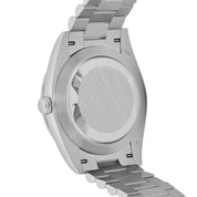 Rolex Day-Date 40 228396TBR Platinum Turquoise Stone Diamond Dial Diamond Bezel