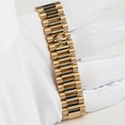 Rolex Day-Date 40 228398TBR Yellow Gold Champagne Diamond Baguette Dial Diamond Baguette Bezel (2020)