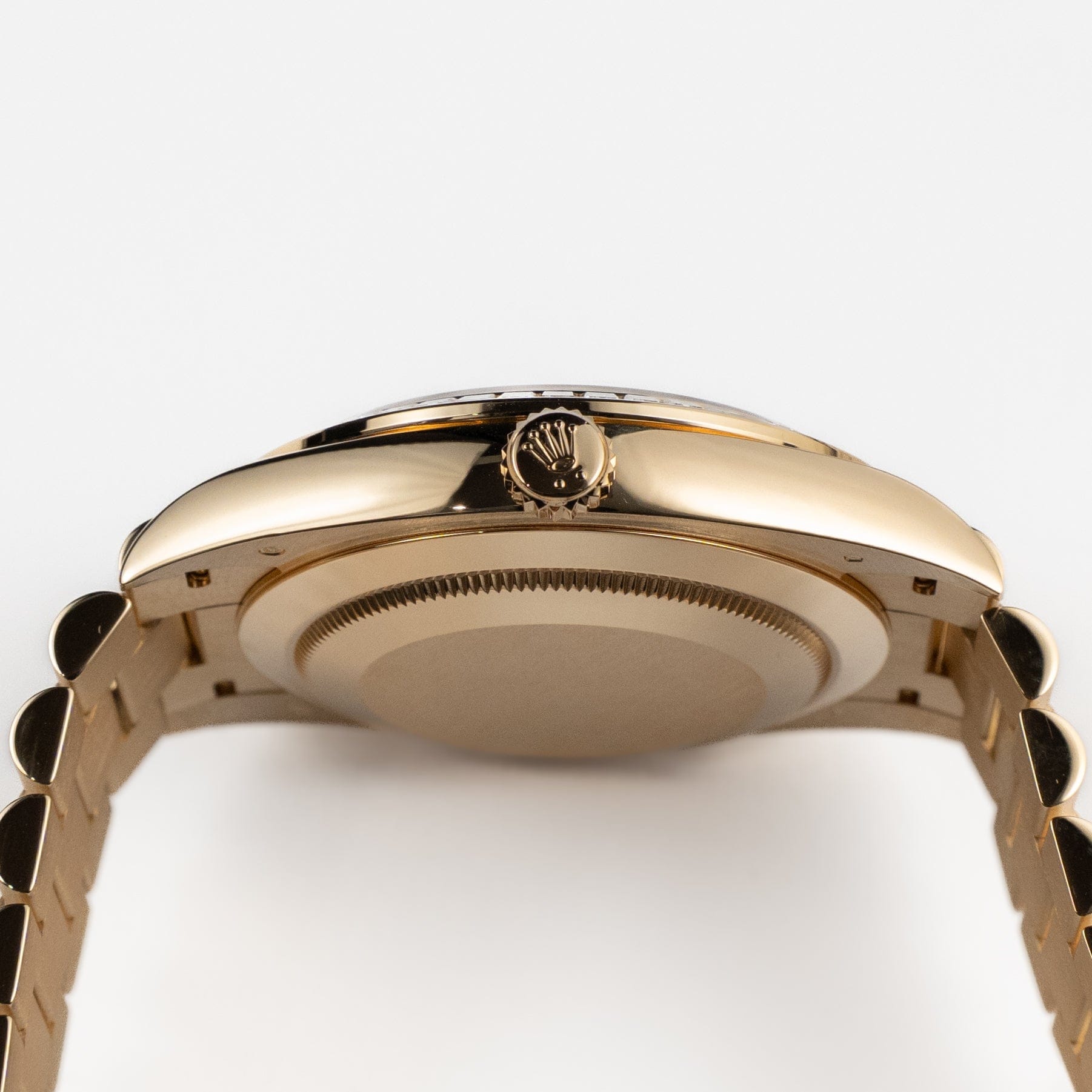 Rolex Day-Date 40 228398TBR Yellow Gold Champagne Diamond Baguette Dial Diamond Baguette Bezel (2020)