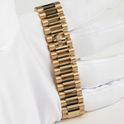 Rolex Day-Date 40 228398TBR Yellow Gold Champagne Diamond Baguette Dial Diamond Baguette Bezel (2020)