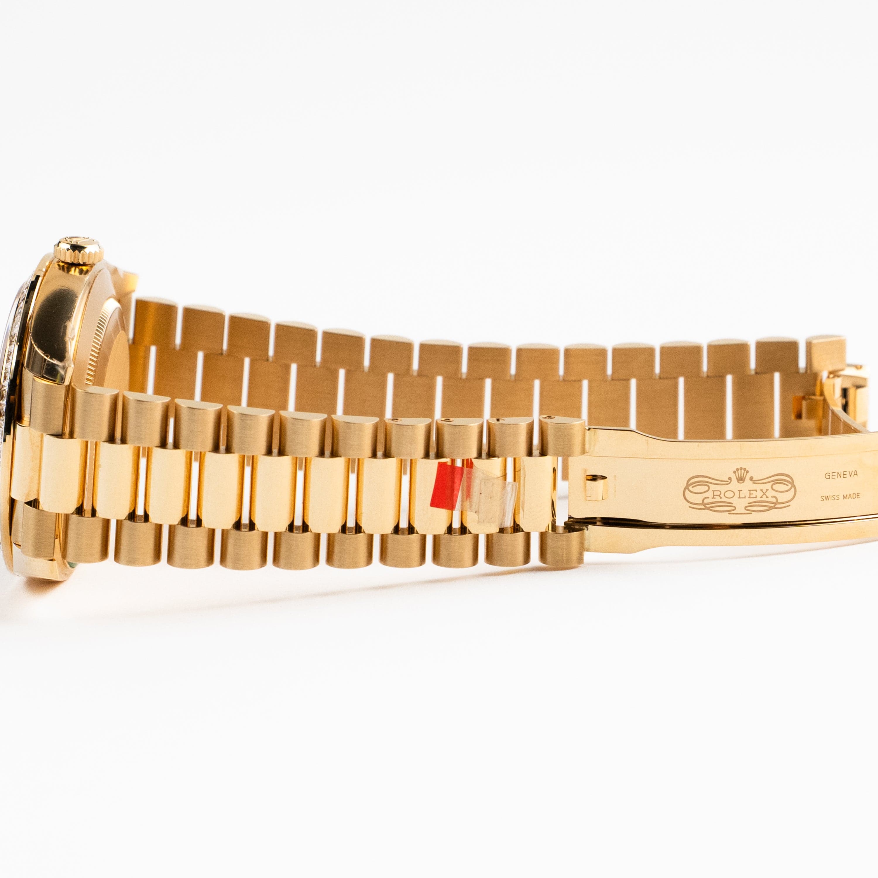 Rolex Day-Date 40 228398TBR Yellow Gold Mother of Pearl Diamond Baguette Dial and Bezel (2025)