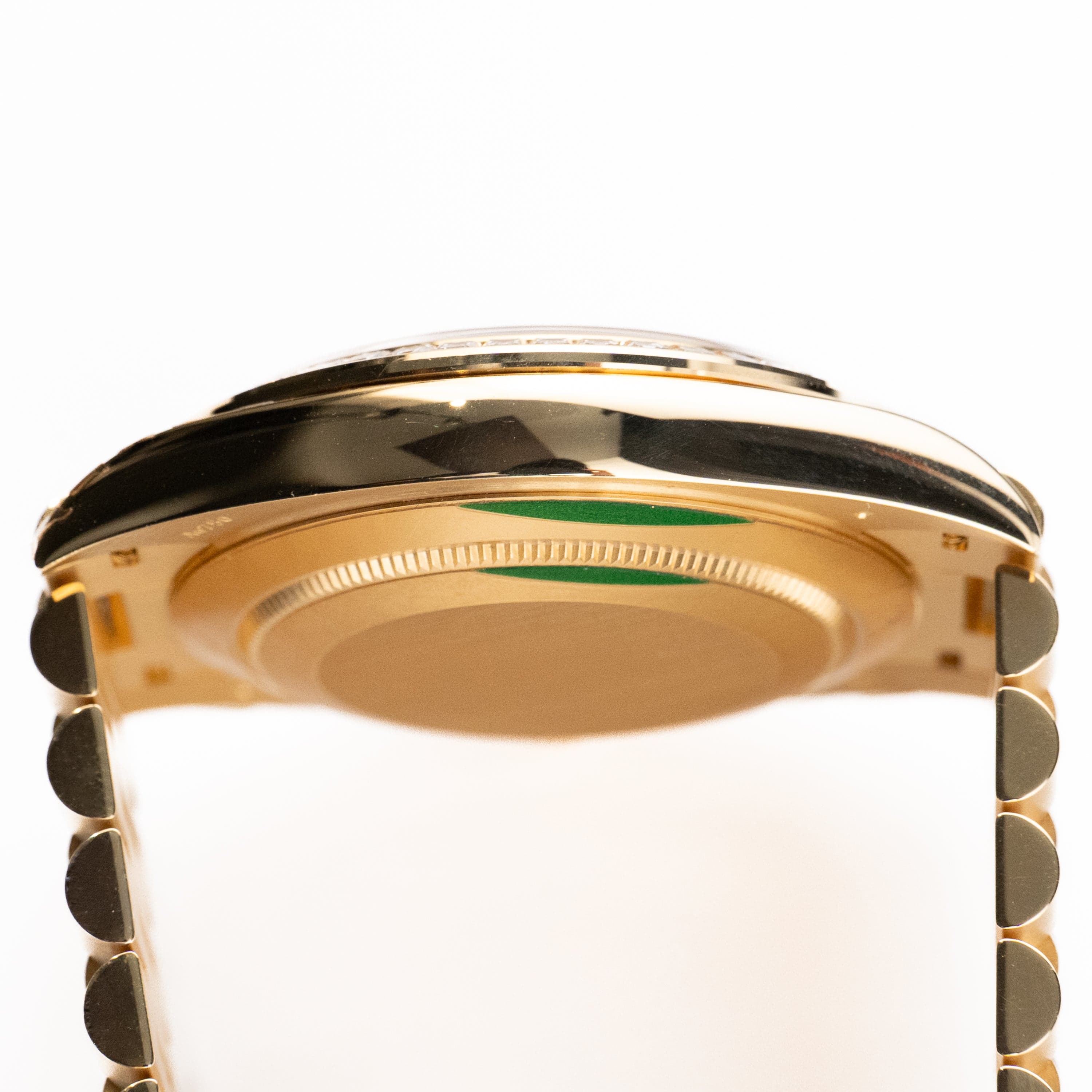 Rolex Day-Date 40 228398TBR Yellow Gold Mother of Pearl Diamond Baguette Dial and Bezel (2025)