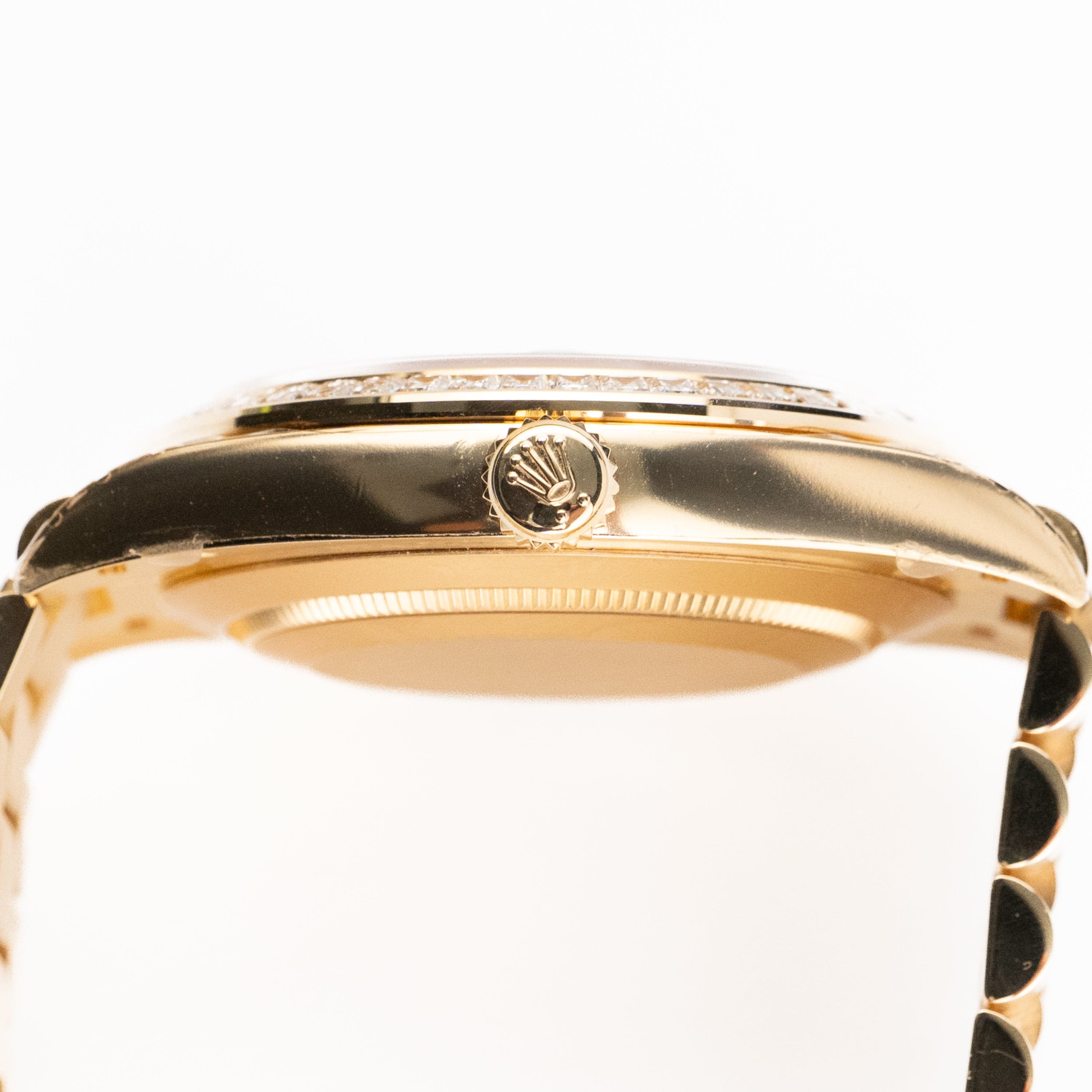 Rolex Day-Date 40 228398TBR Yellow Gold Mother of Pearl Diamond Baguette Dial and Bezel (2025)