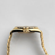 Rolex Day-Date II 218398 Yellow Gold Champagne Ruby Dial Diamond Bezel (2010)