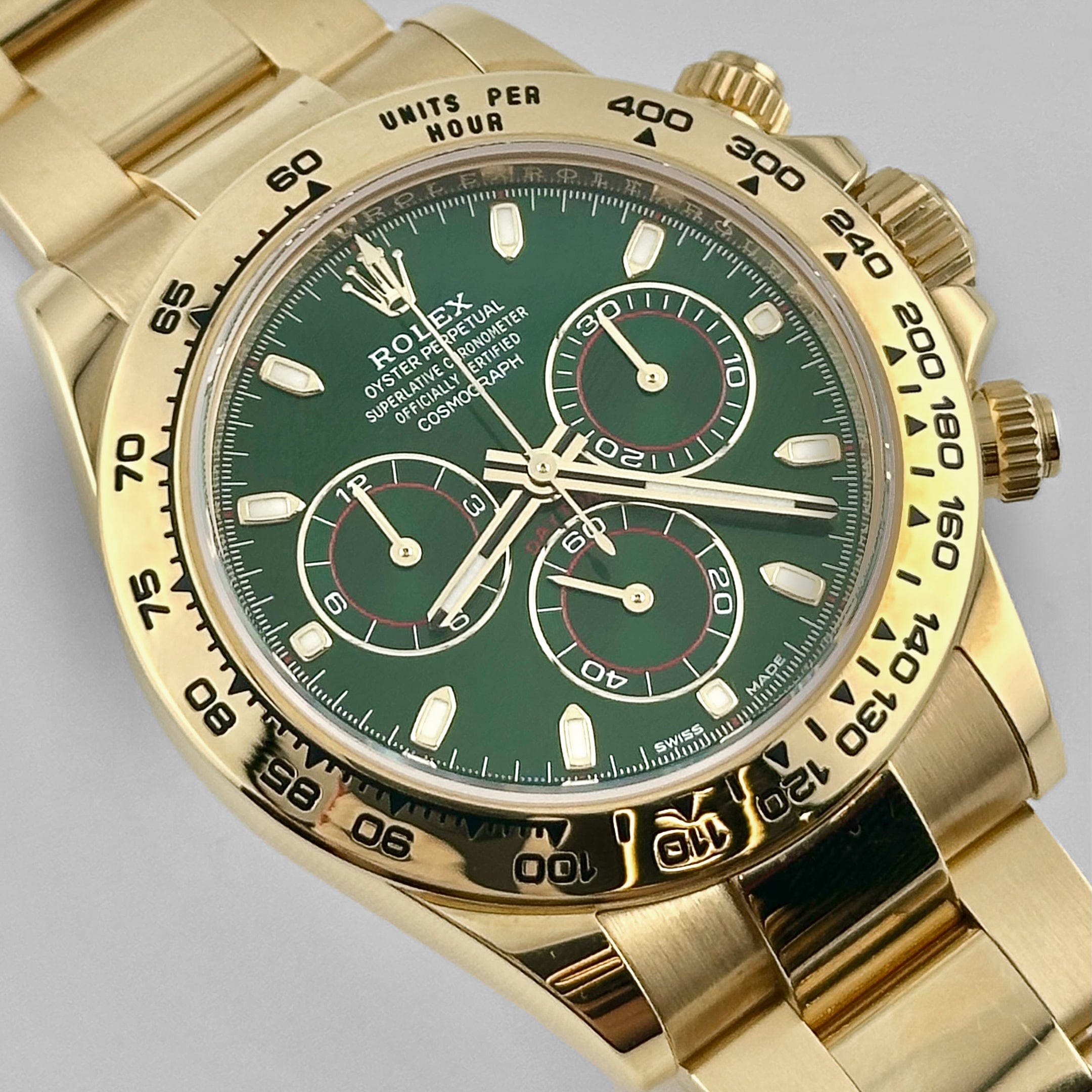 Rolex Daytona 116508 'John Mayer' Yellow Gold Green Dial (2019)