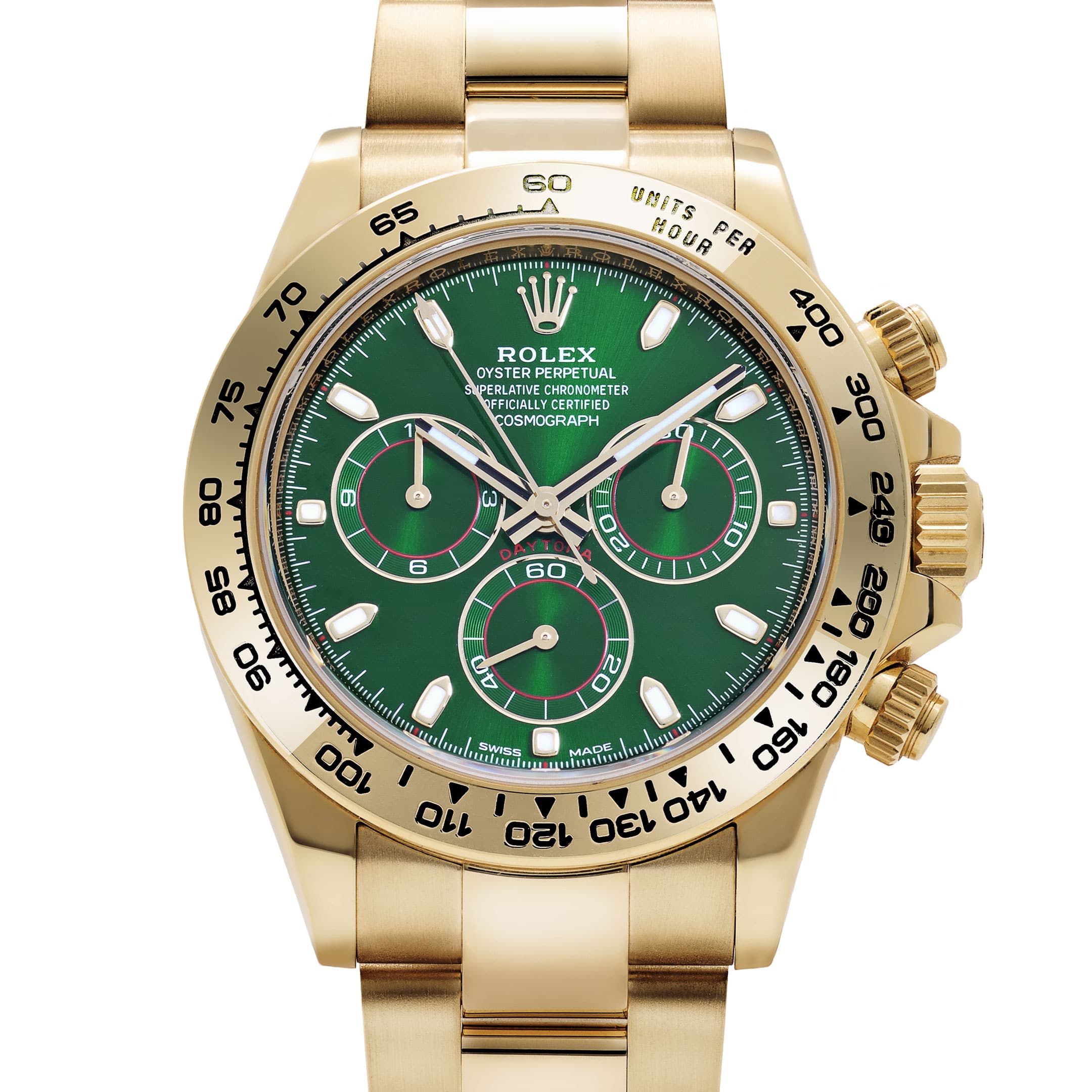 Rolex Daytona 116508 'John Mayer' Yellow Gold Green Dial