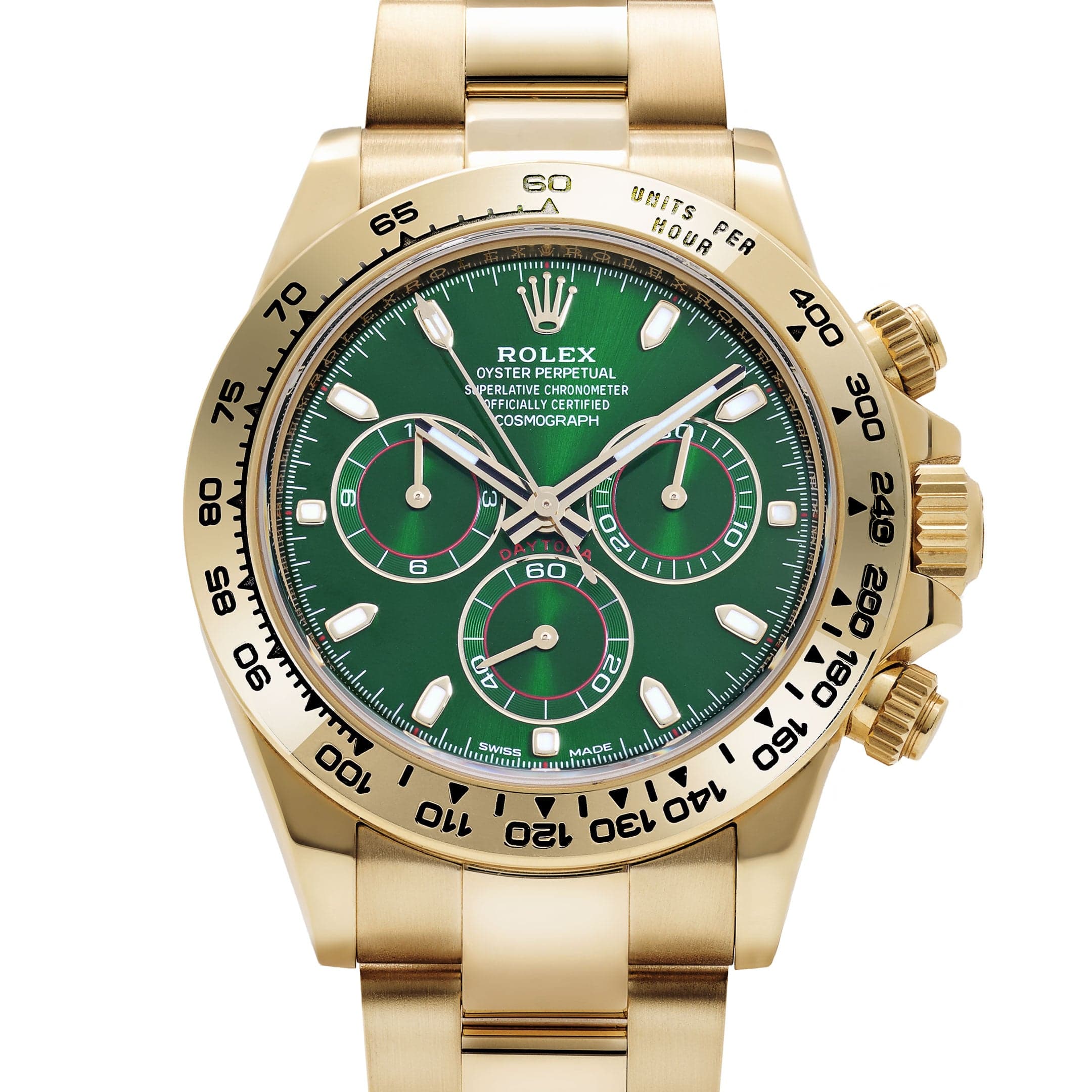 Rolex Daytona 116508 'John Mayer' Yellow Gold Green Dial (2022)