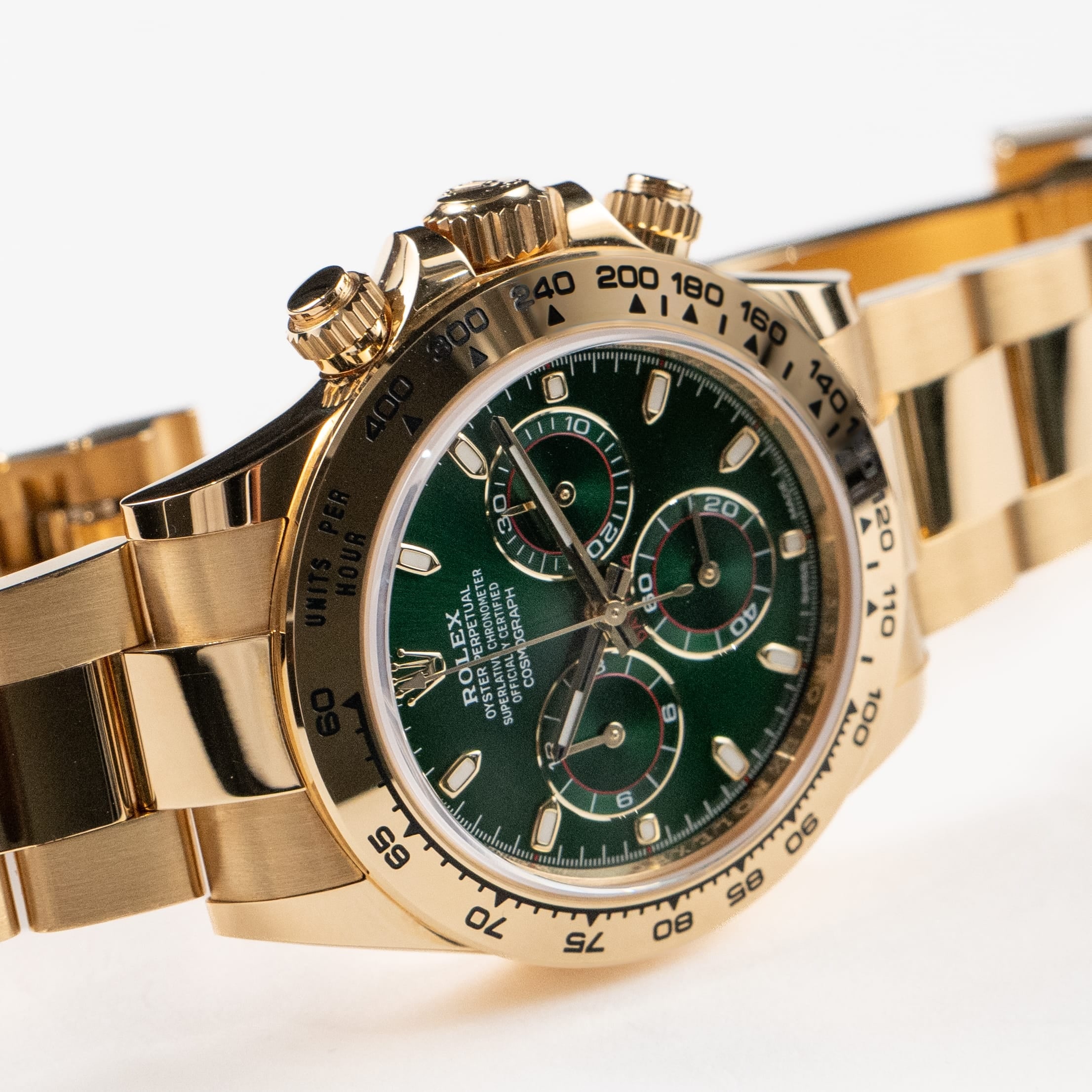 Rolex Daytona 116508 'John Mayer' Yellow Gold Green Dial