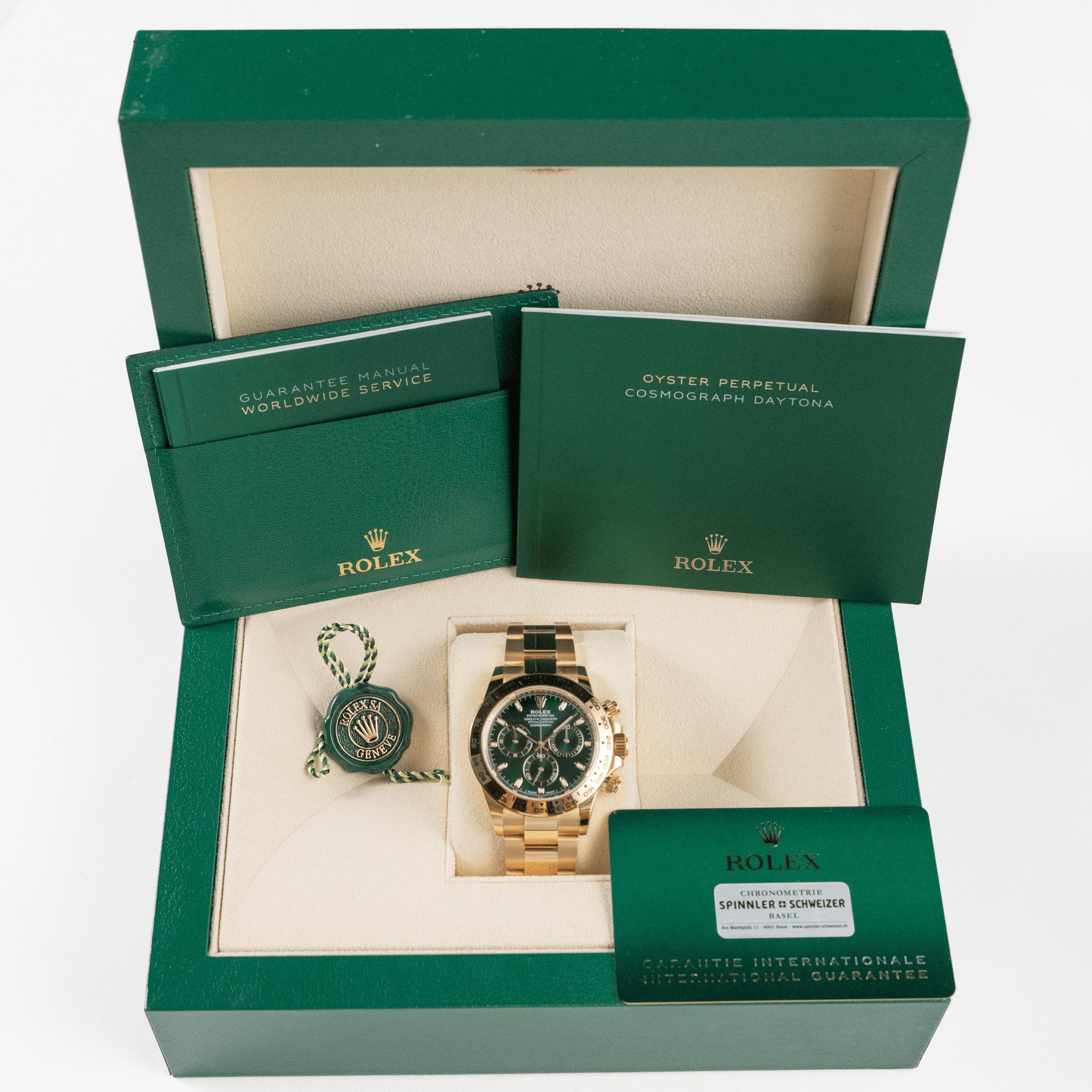 Rolex Daytona 116508 'John Mayer' Yellow Gold Green Dial (2022)