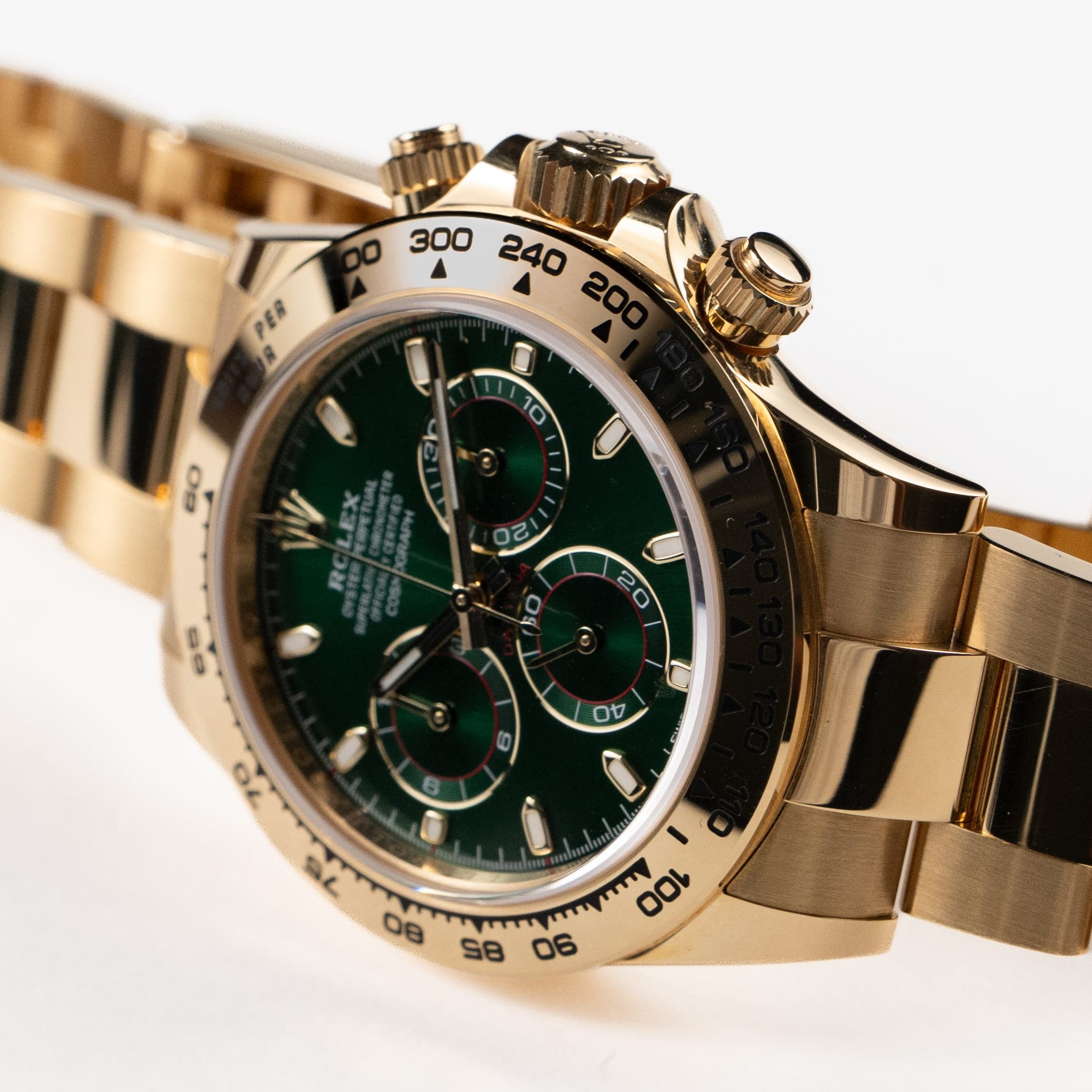 Rolex Daytona 116508 'John Mayer' Yellow Gold Green Dial (2022)