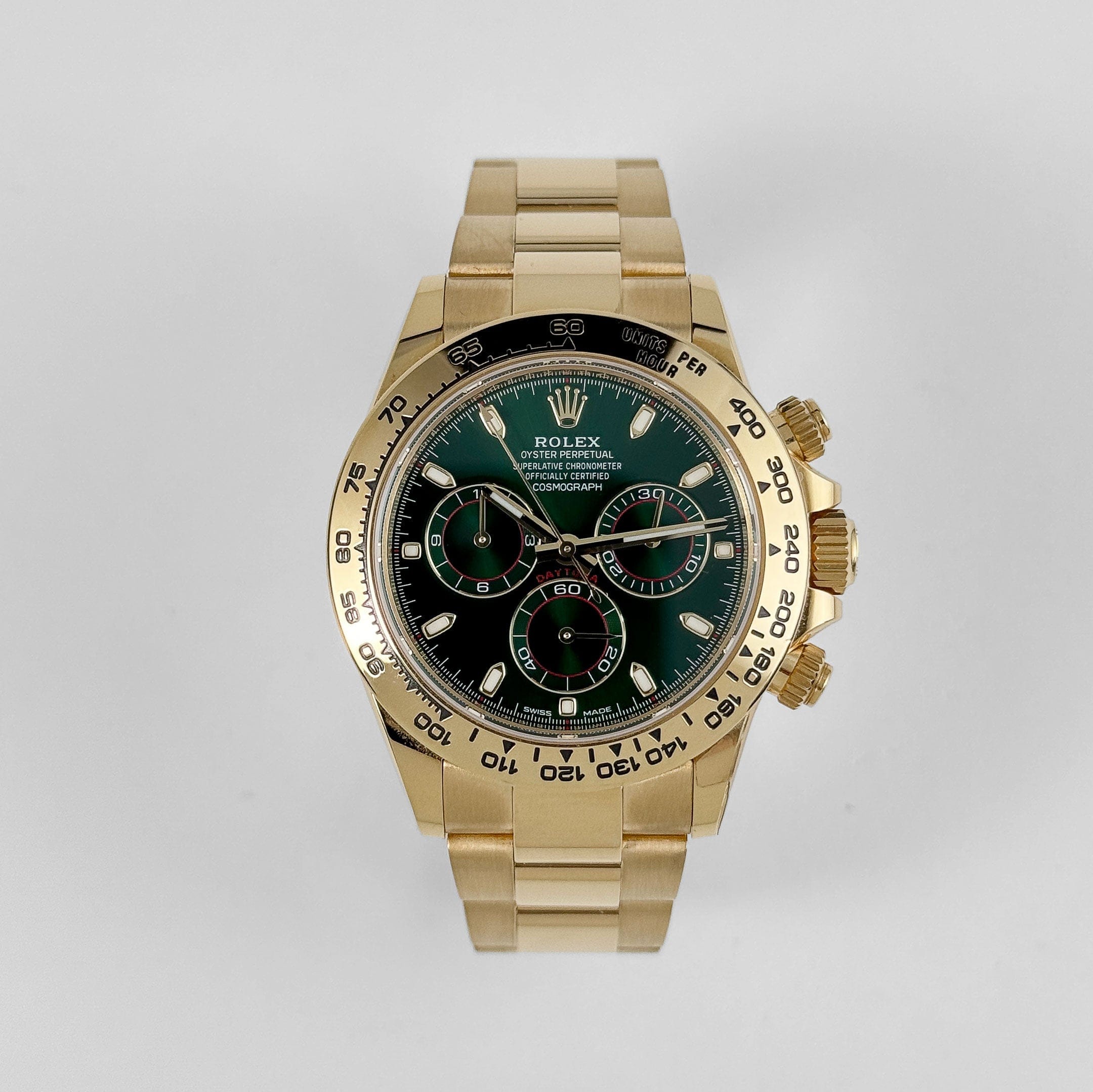 Rolex Daytona 116508 'John Mayer' Yellow Gold Green Dial