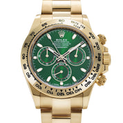 Rolex Daytona 116508 'John Mayer' Yellow Gold Green Dial (2019)