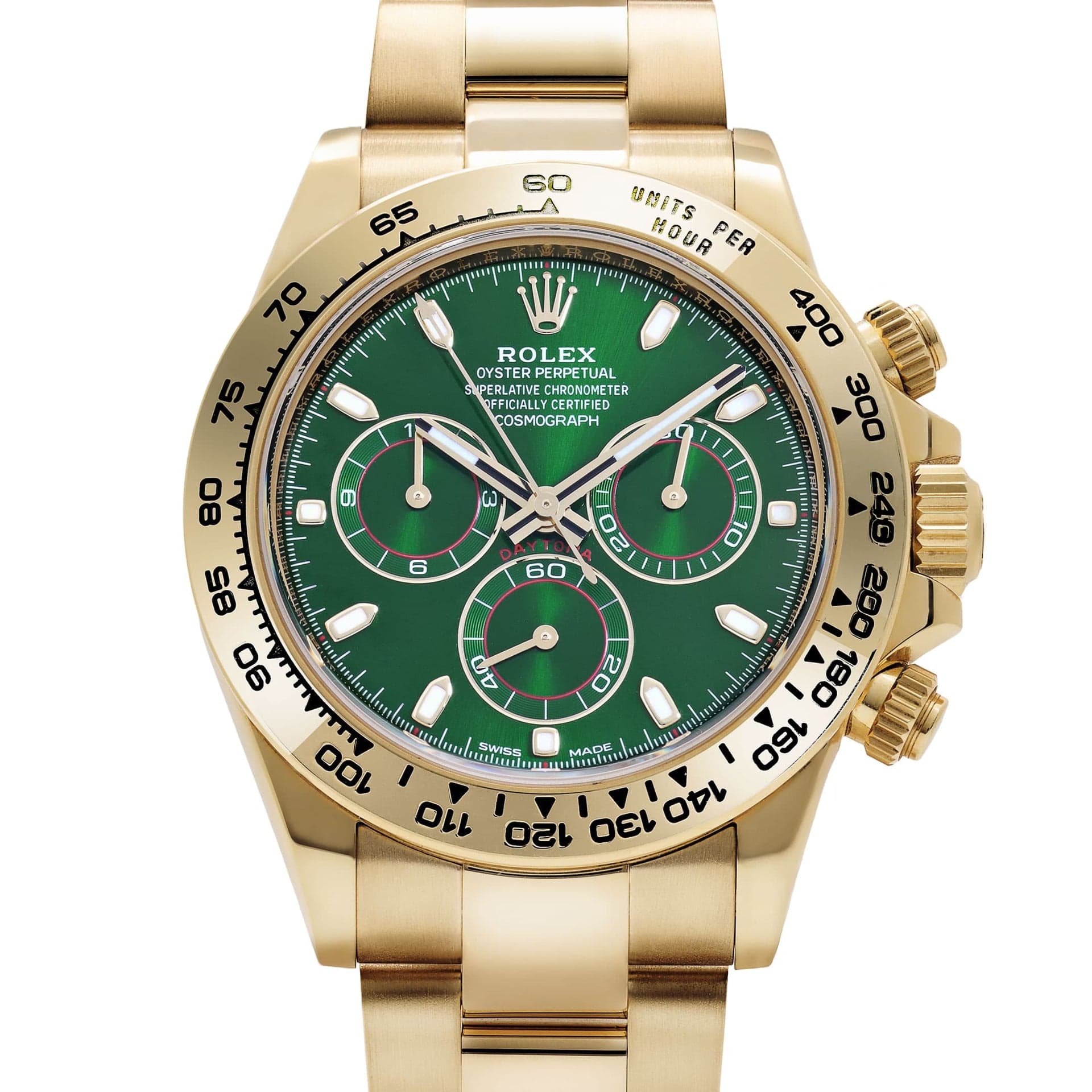 Rolex Daytona 116508 'John Mayer' Yellow Gold Green Dial (2019)