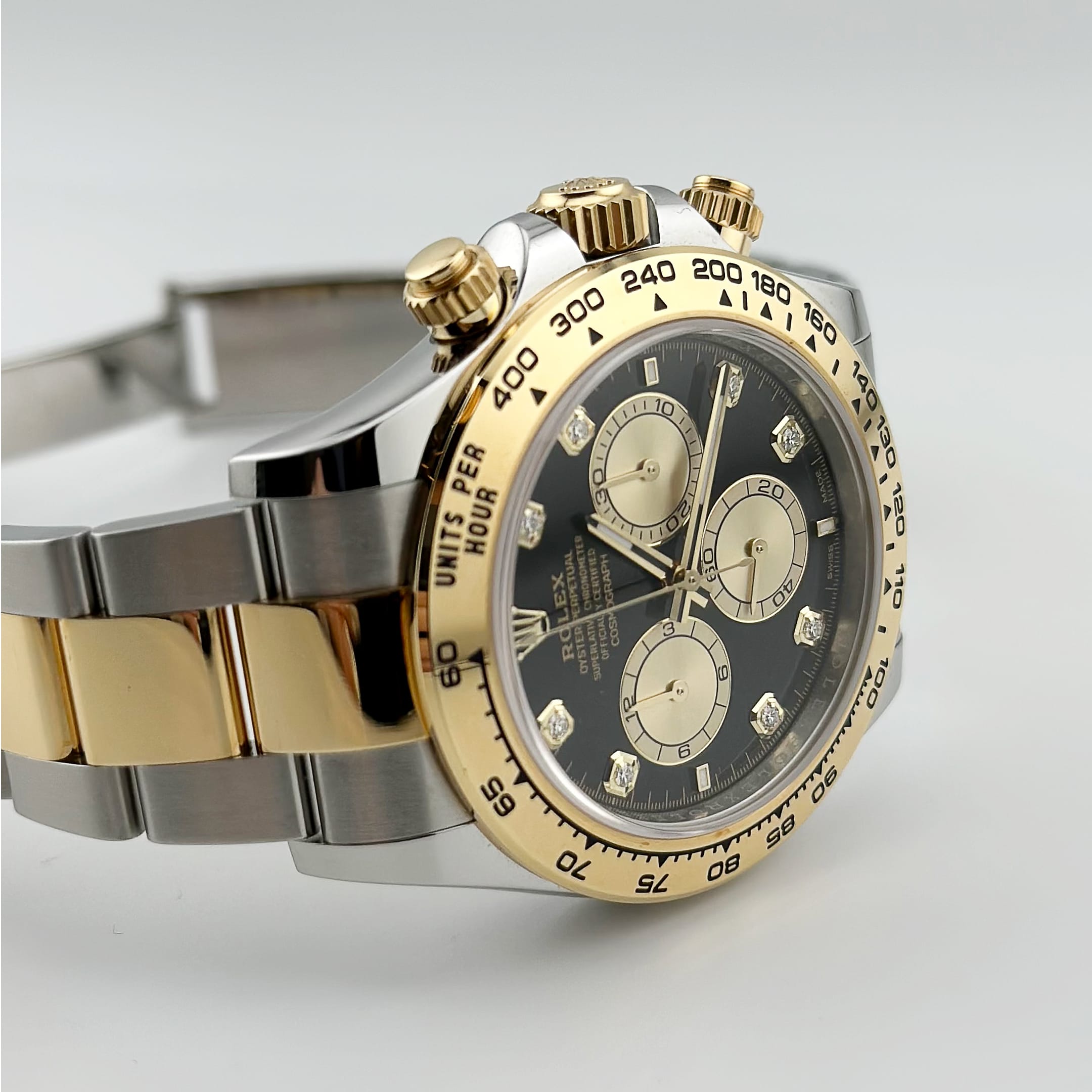 Rolex Daytona 126503 Stainless Steel Yellow Gold Black Diamond Dial (2024)