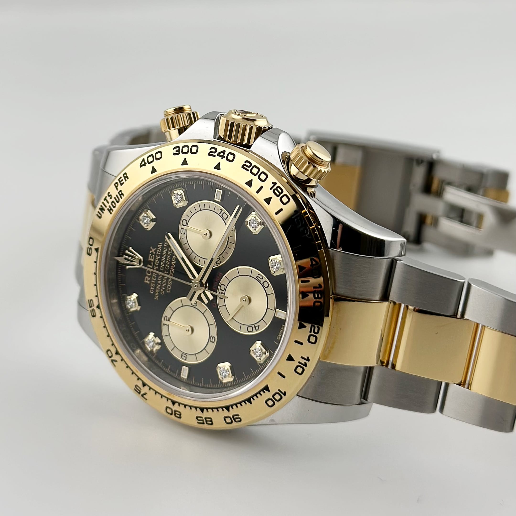 Rolex Daytona 126503 Stainless Steel Yellow Gold Black Diamond Dial (2024)