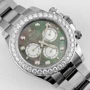 Rolex Daytona 126579RBR White Gold Mother of Pearl Diamond Dial Diamond Bezel (2024)