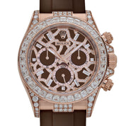 Rolex Daytona 'Giraffe' 126555TBR Rose Gold Chestnut Brown Diamond Dial Diamond Bezel (2025)