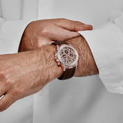 Rolex Daytona 'Giraffe' 126555TBR Rose Gold Chestnut Brown Diamond Dial Diamond Bezel (2025)