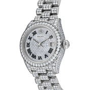 Rolex Ladies Datejust White Gold Pave Set Diamonds 279459RBR Wrist Aficionado