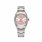 Luxury Watch Rolex Oyster Perpetual Ladies' Pink Dial 34mm 124200 Wrist Aficionado