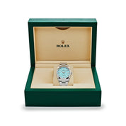 Rolex Oyster Perpetual 126000 Stainless Steel Baby Blue Dial (2024)