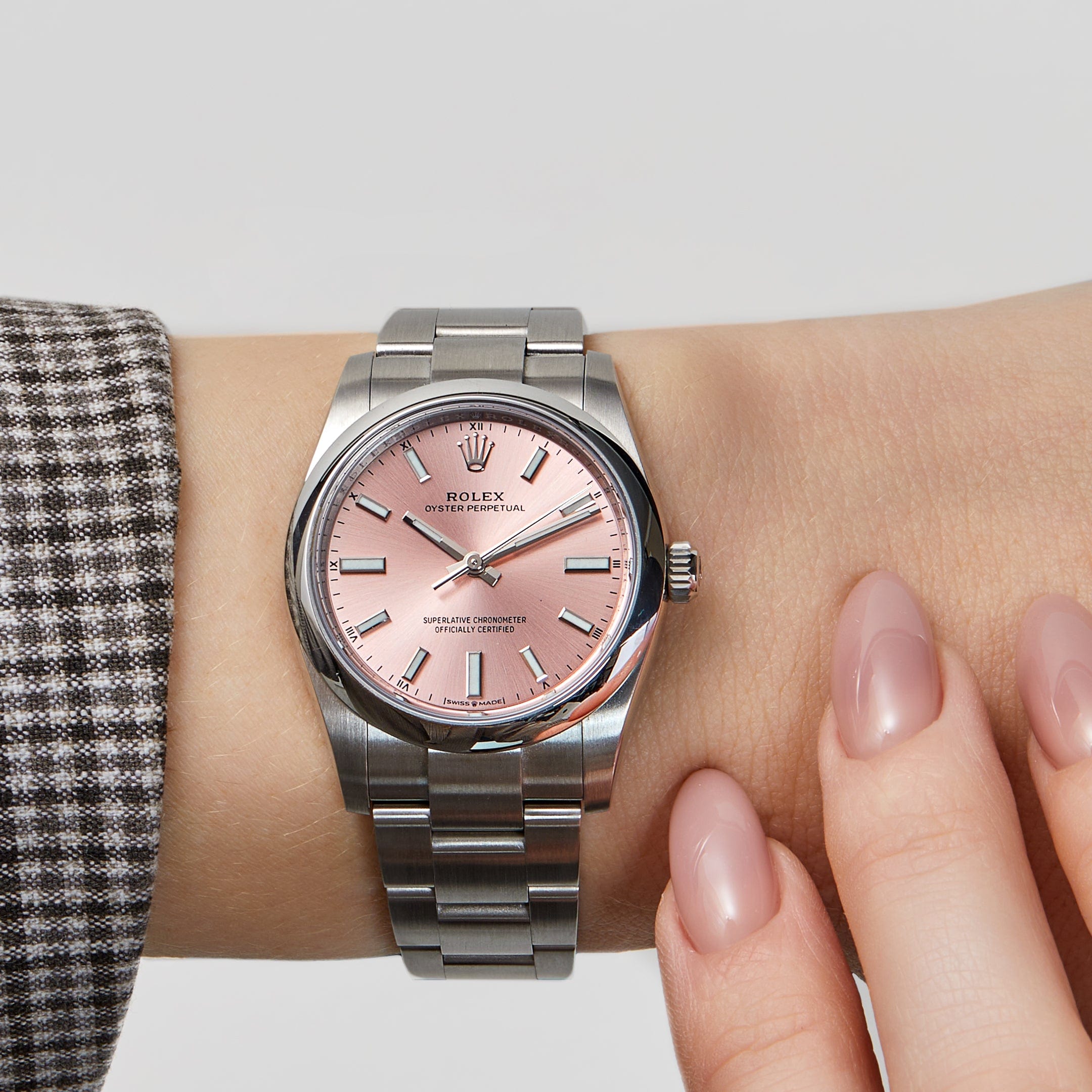 Rolex Oyster Perpetual 276200 'Ladies' Stainless Steel Pink Dial (2020)