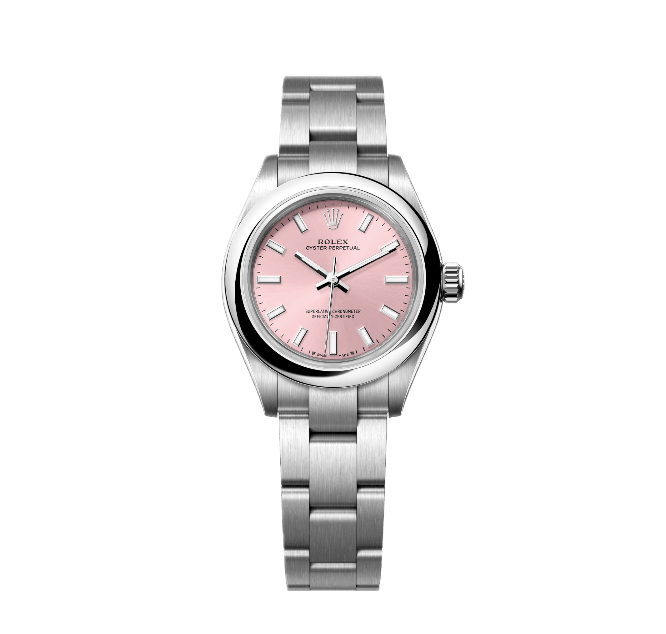 Rolex Oyster Perpetual 276200 Stainless Steel Pink Dial