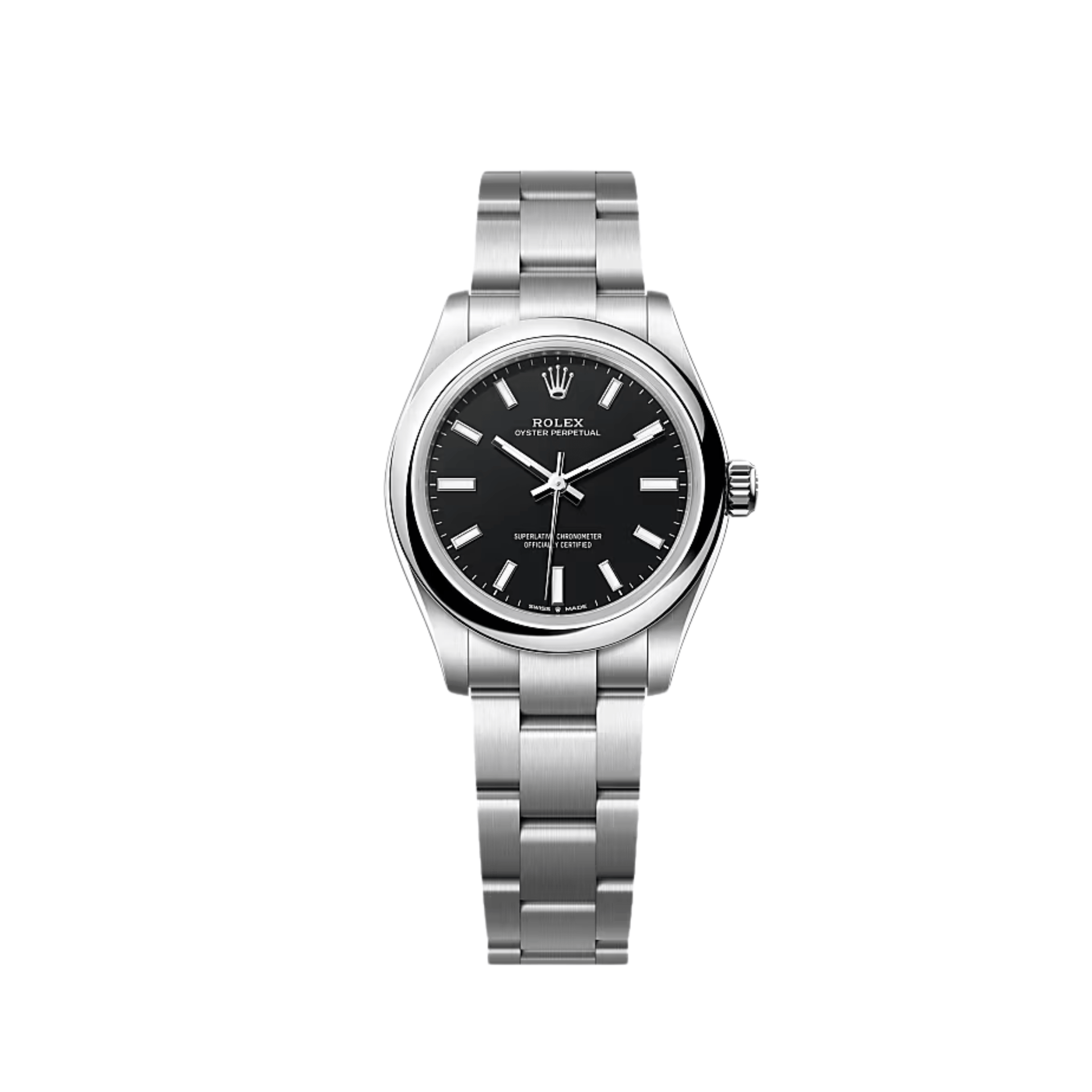 Rolex Oyster Perpetual 277200 'Ladies' Stainless Steel Black Dial (2025)
