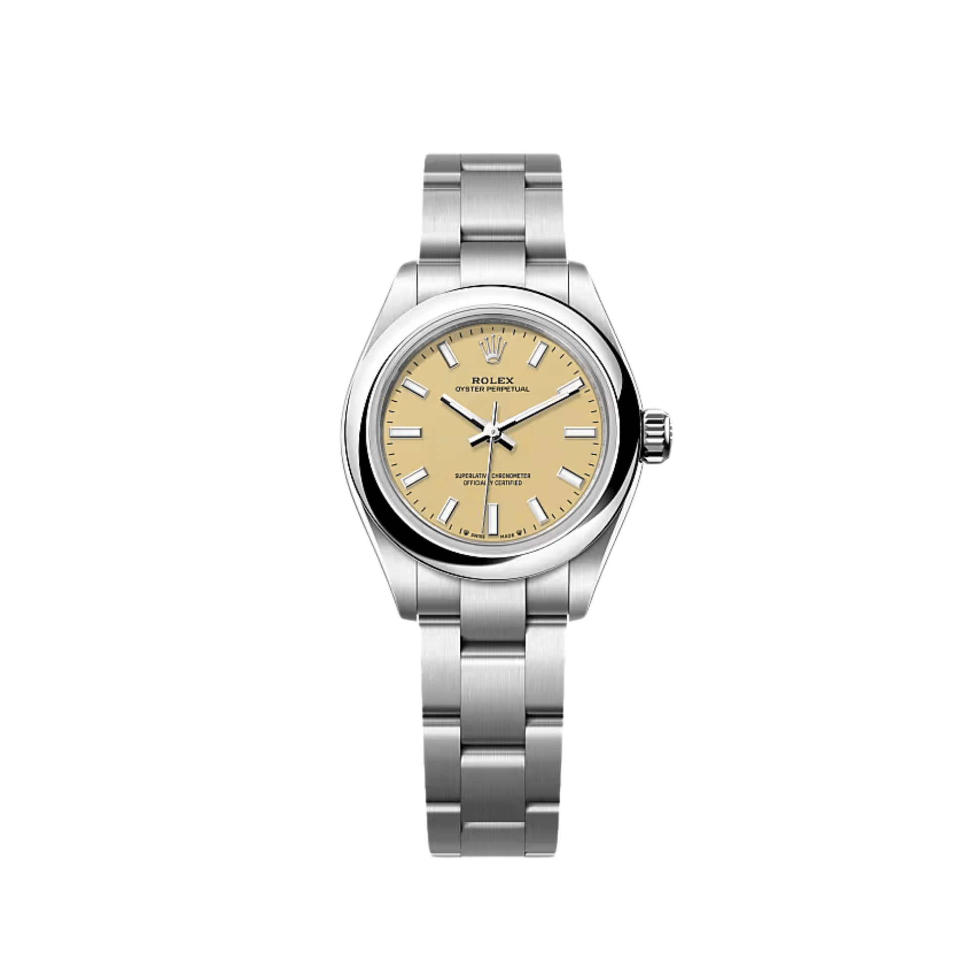 Rolex Oyster Perpetual 276200 'Ladies' Stainless Steel Beige Dial (2025)