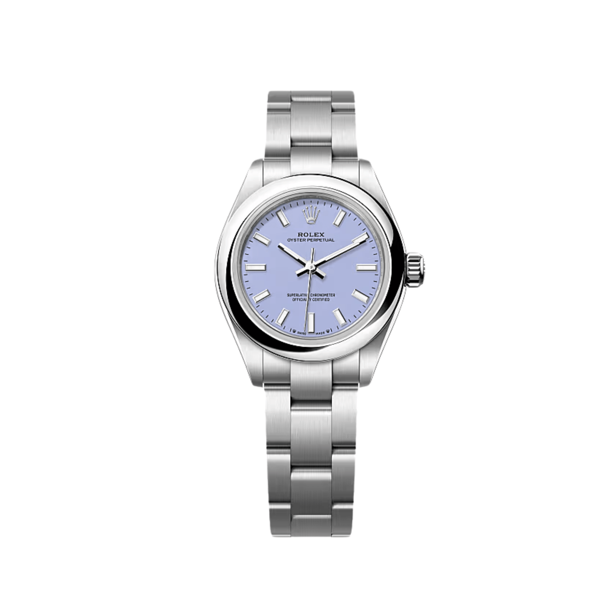 Rolex Oyster Perpetual 276200 'Ladies' Stainless Steel Lavender Dial (2025)