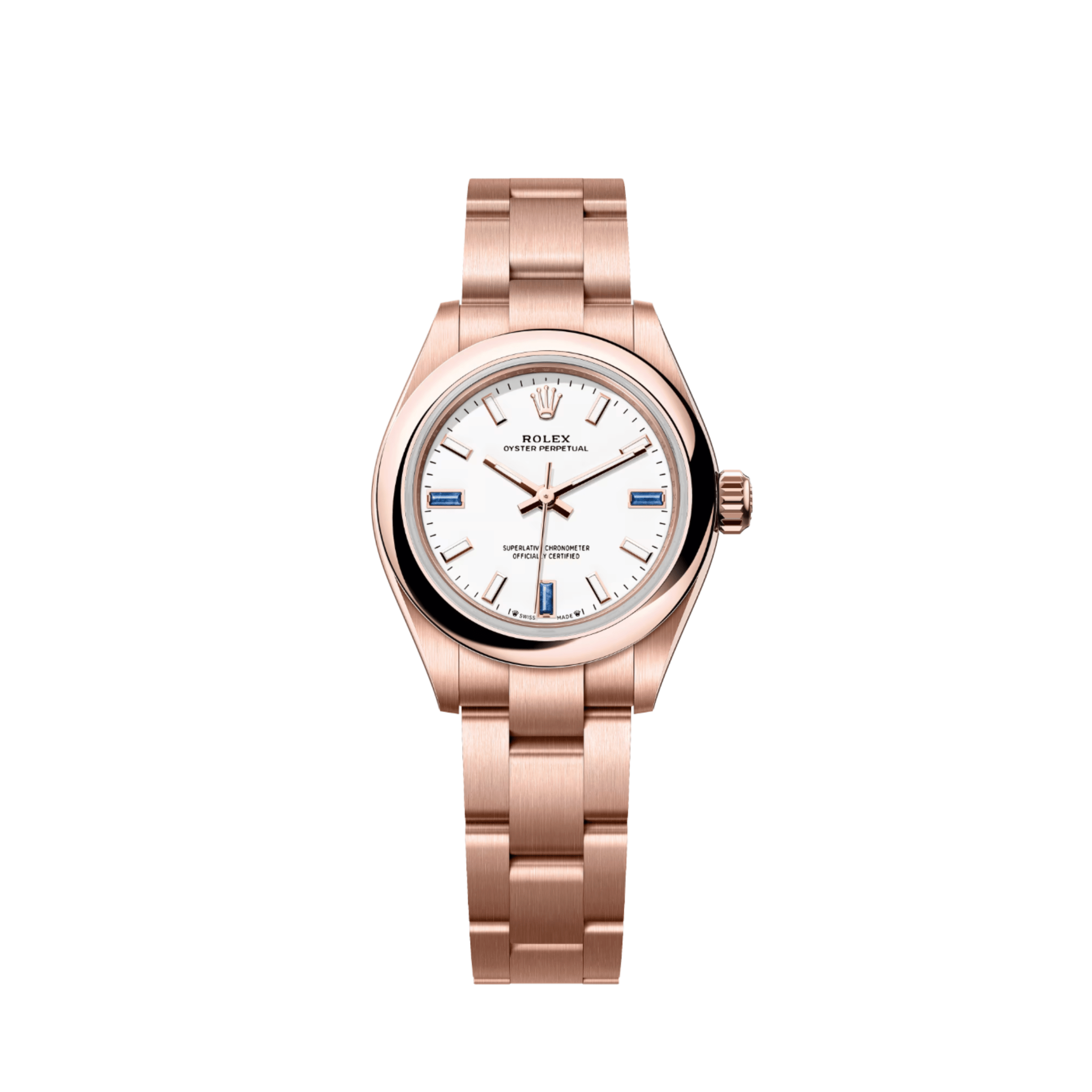 Rolex Oyster Perpetual 28 276205 'Ladies' Rose Gold White Dial (2026)
