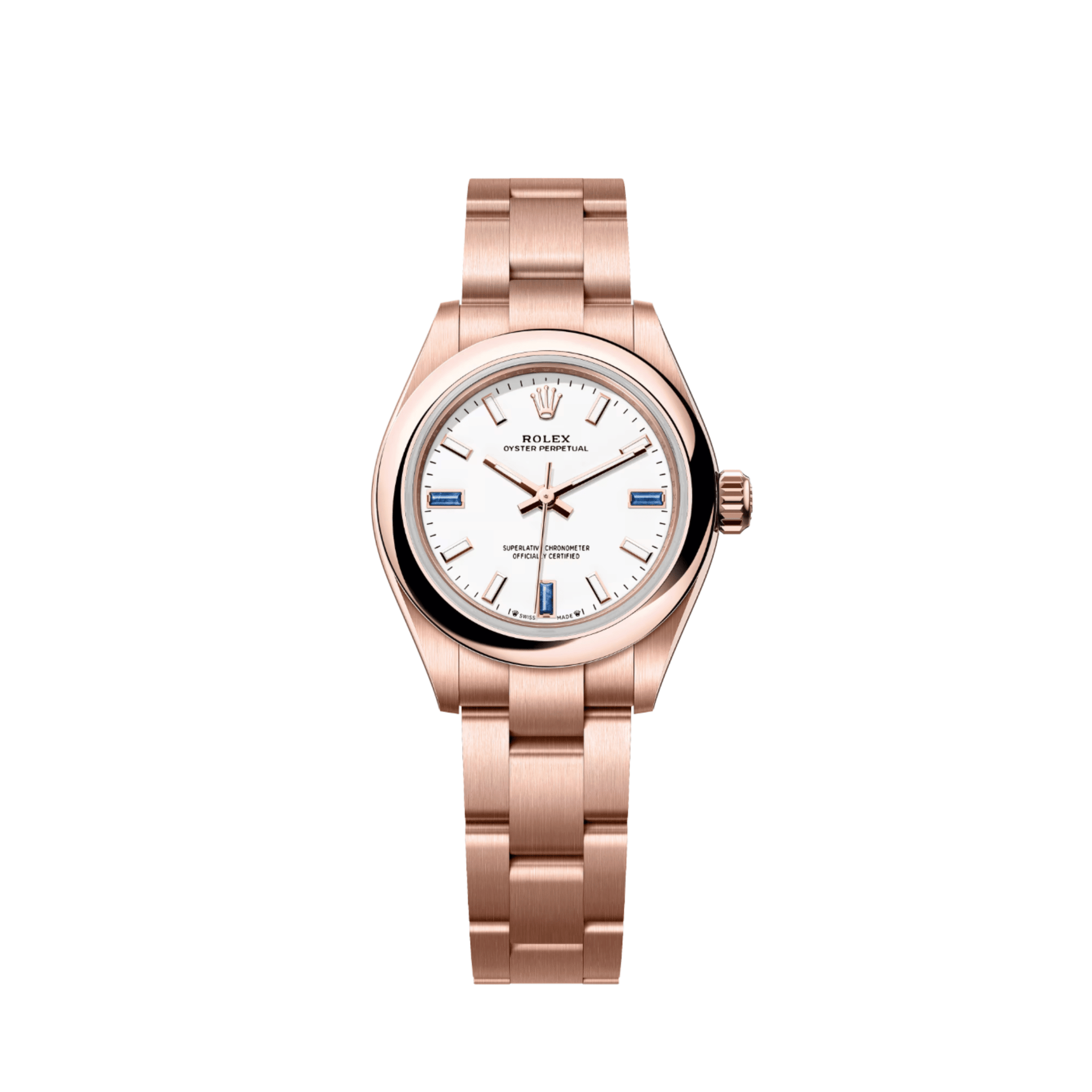 Rolex Oyster Perpetual 28 276205 'Ladies' Rose Gold White Dial (2026)