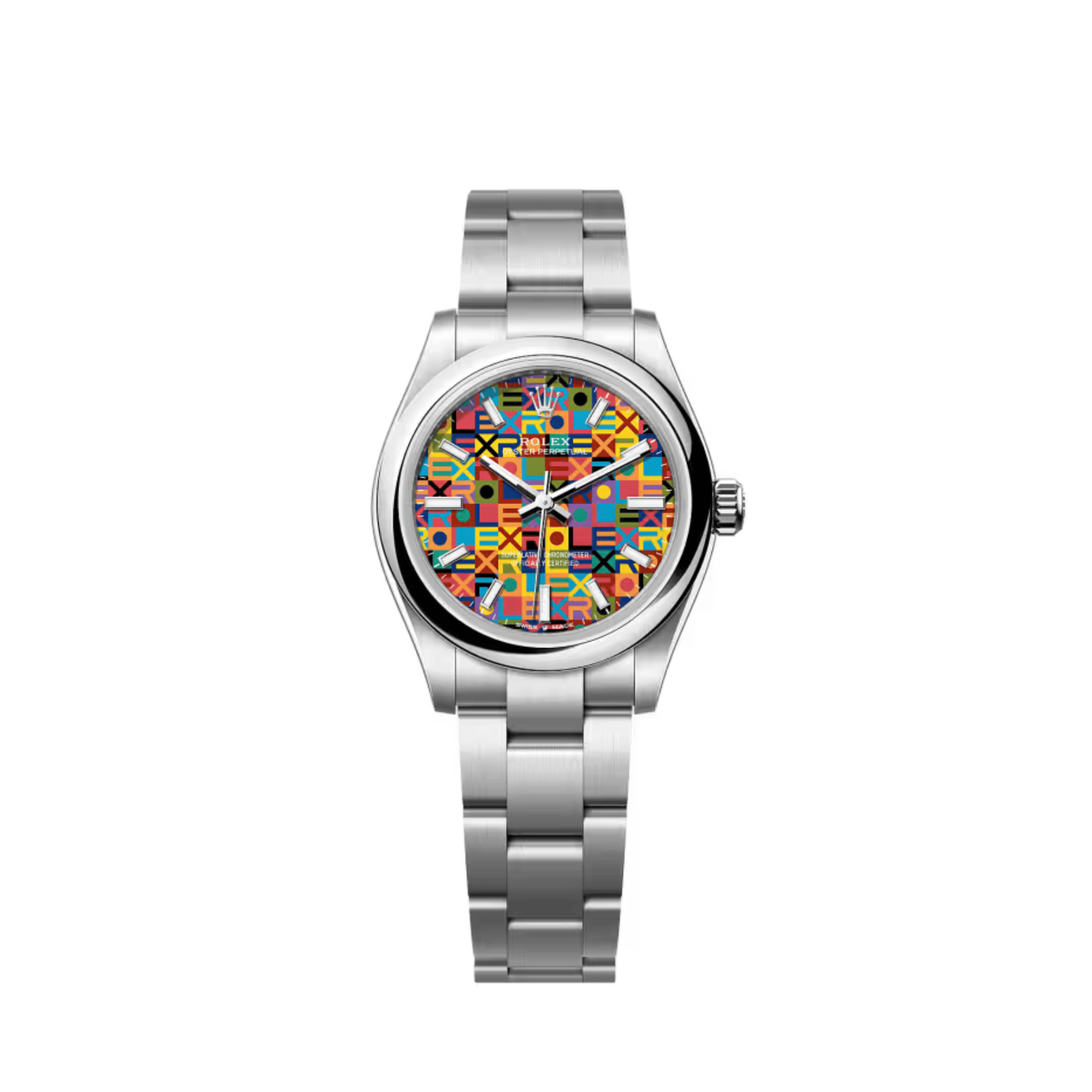 Rolex Oyster Perpetual 31 277200 'Ladies' Stainless Steel Multicoloured Jubilee Motif Dial (2026)