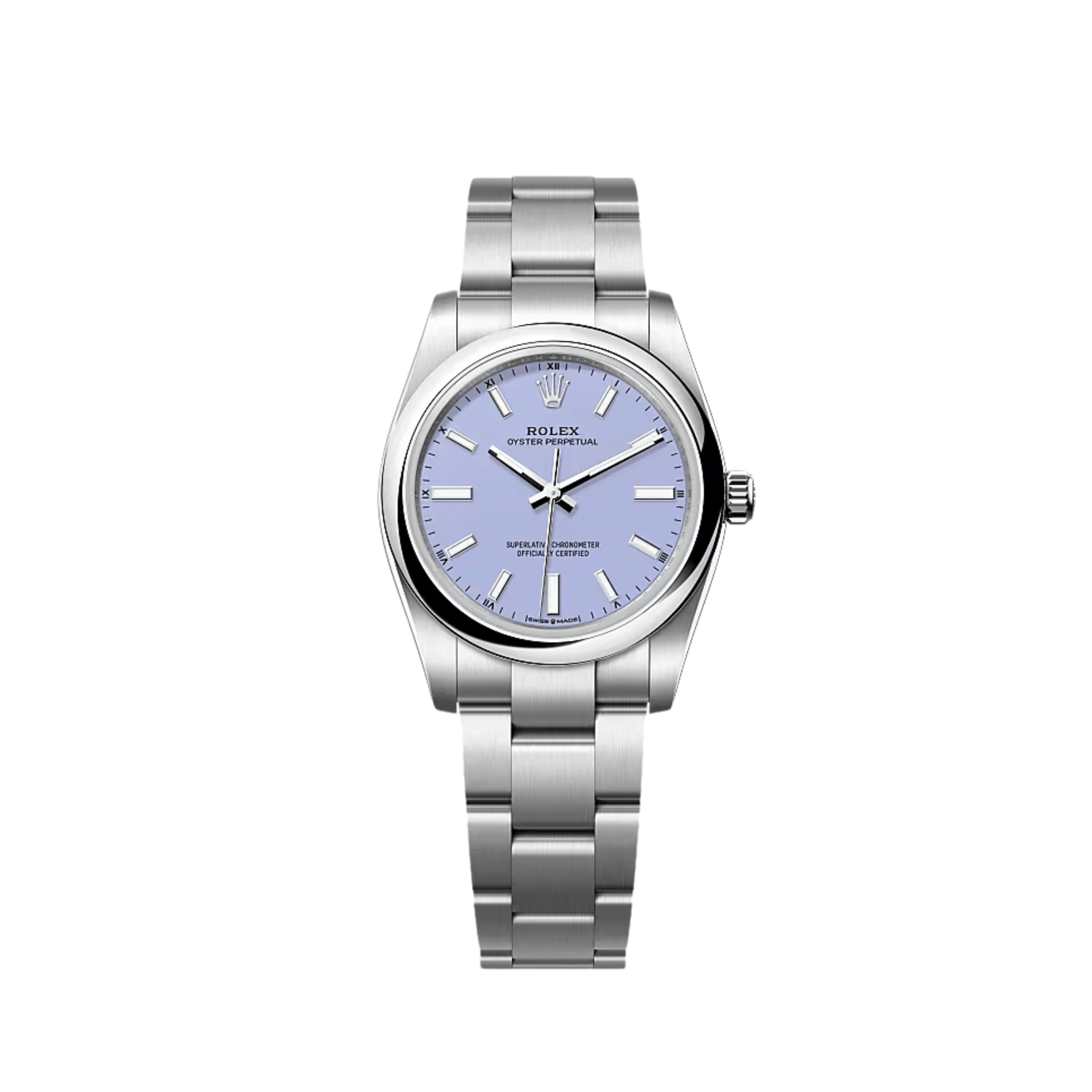 Rolex Oyster Perpetual 124200 Stainless Steel Lavender Dial (2025)