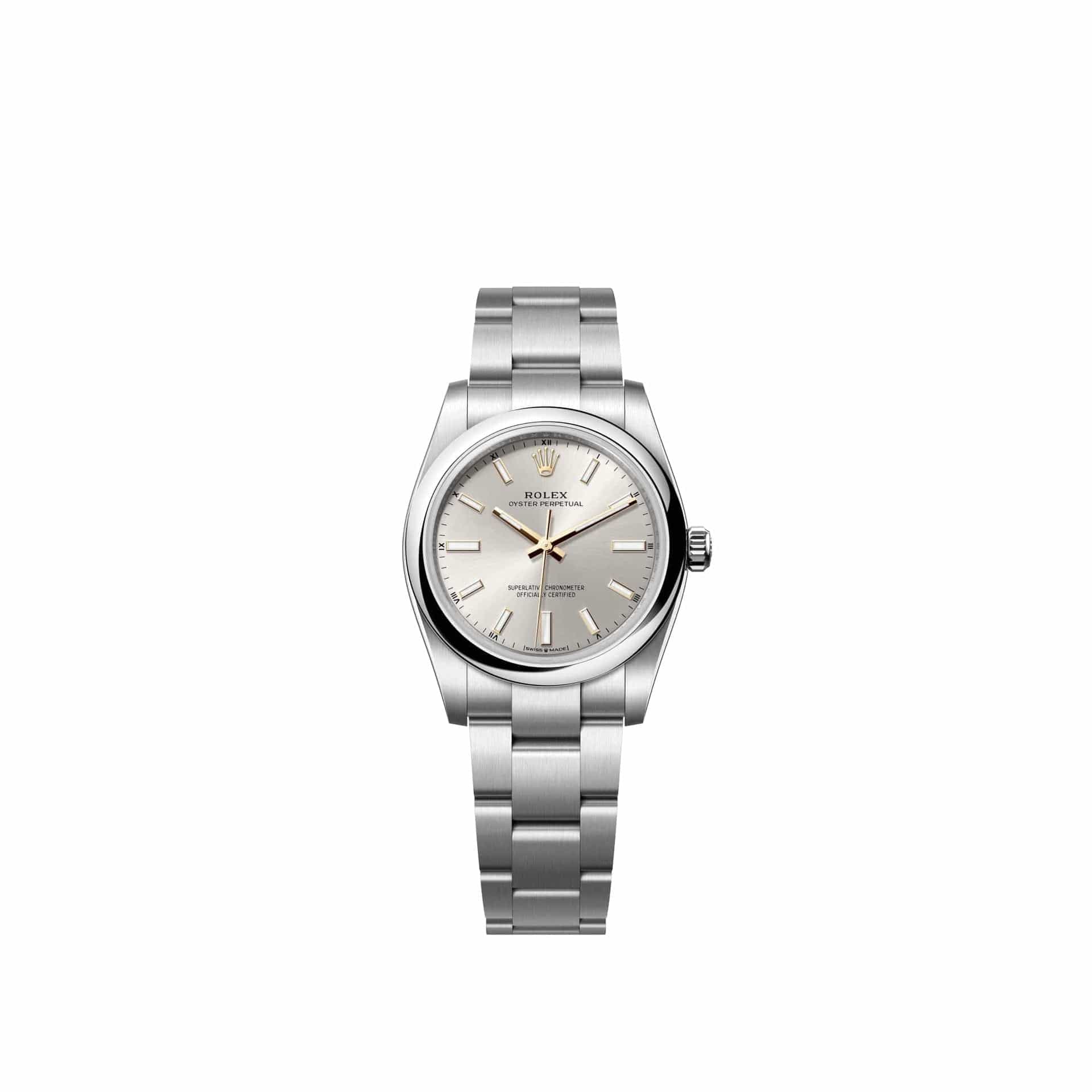 Rolex Oyster Perpetual 34 124200 Stainless Steel Silver Dial Oyster (2026)