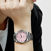 Rolex Oyster Perpetual 126000 Stainless Steel Candy Pink Dial (2024)