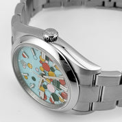 Rolex Oyster Perpetual 126000 Stainless Steel 'Celebration Motif' Dial (2024)