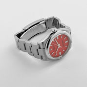 Rolex Oyster Perpetual 36 126000 Stainless Steel Coral Red Dial (2020)