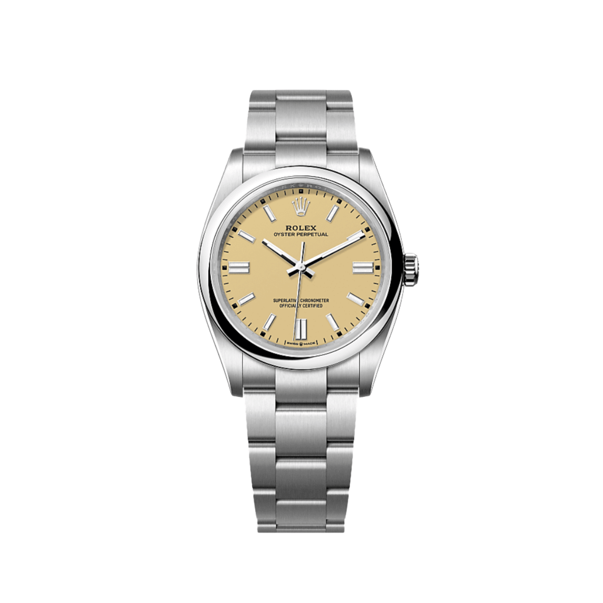 Rolex Oyster Perpetual 126000  Stainless Steel Dial Beige Dial (2025)