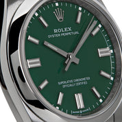 Rolex Oyster Perpetual 36mm Green Dial 126000 Wrist Aficionado