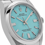 Rolex Oyster Perpetual 36 126000 Stainless Steel Turquoise Dial