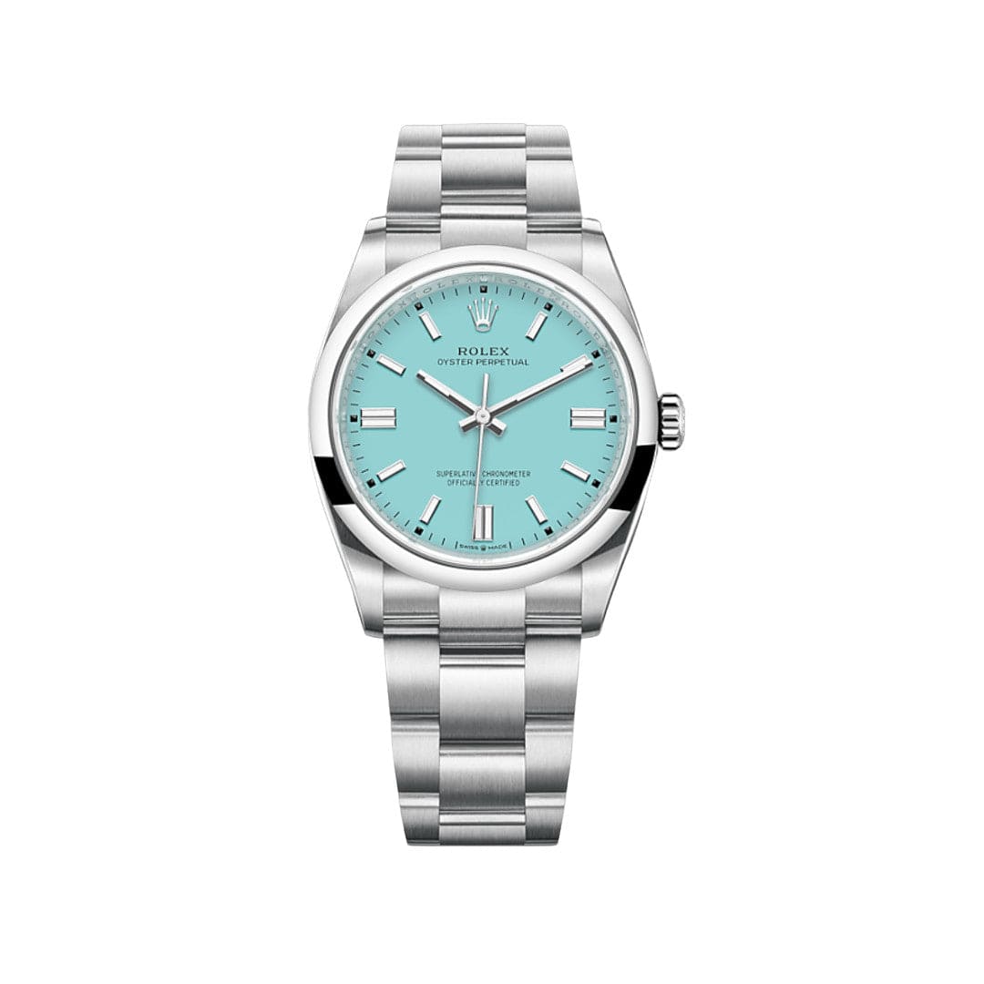 Rolex Oyster Perpetual 36 Baby Blue Dial 126000 Wrist Aficionado