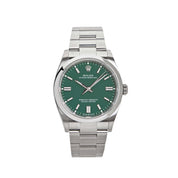 Rolex Oyster Perpetual 36mm Green Dial 126000 Wrist Aficionado