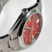 Rolex Oyster Perpetual 41 124300 Stainless Steel Coral Red Dial (2021)