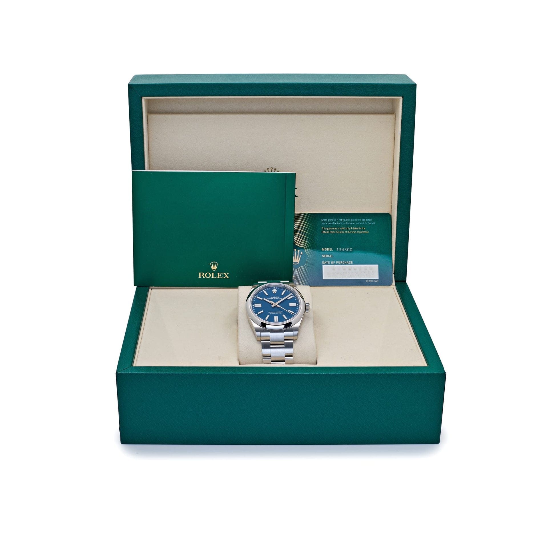 Rolex Oyster Perpetual 41 134300 Stainless Steel Dial Blue Dial (2025)